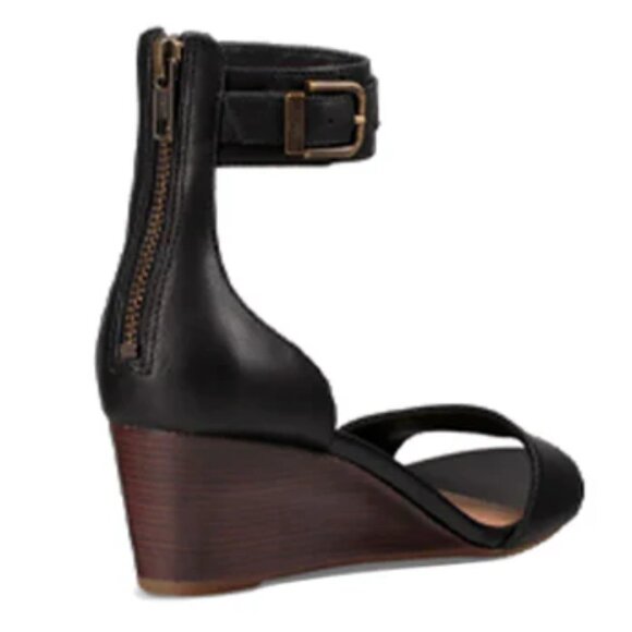 UGG Women's Char Leather Wedge - Picture 3 of 11